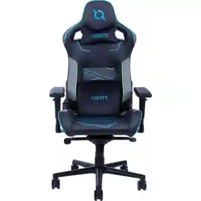 Scaun gaming AQIRYS Hyperion, Black-Blue-Grey