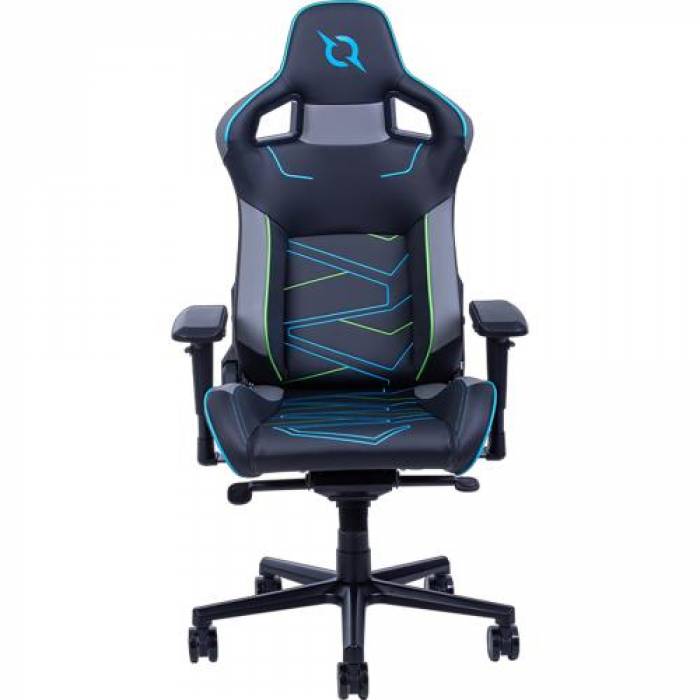 Scaun gaming AQIRYS Hyperion, Black-Blue-Grey