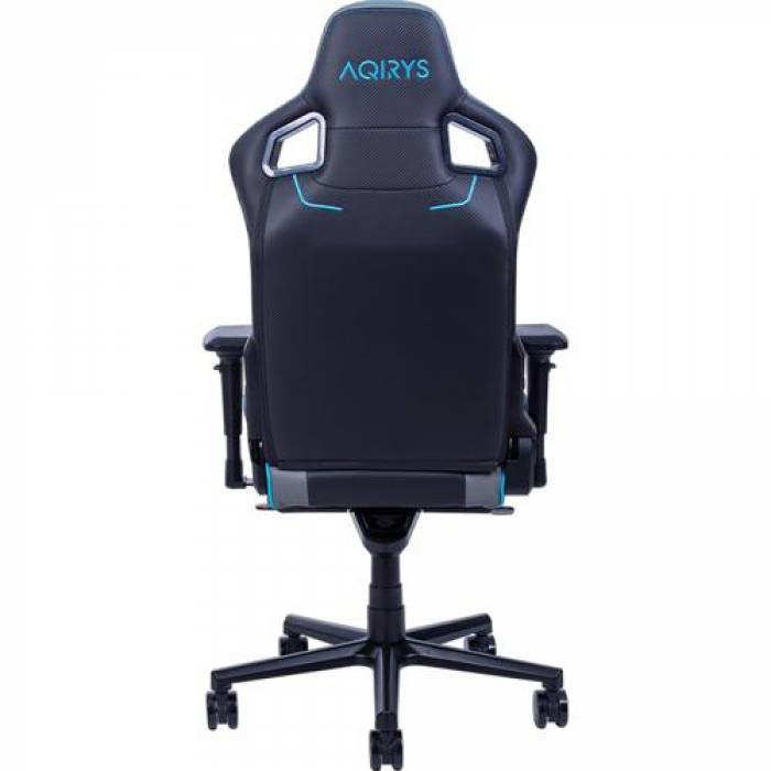 Scaun gaming AQIRYS Hyperion, Black-Blue-Grey