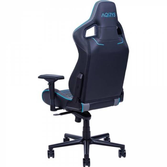 Scaun gaming AQIRYS Hyperion, Black-Blue-Grey