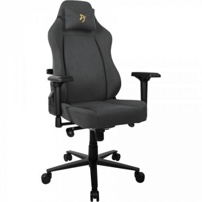 Scaun gaming Arozzi Primo Woven, Grey/Gold