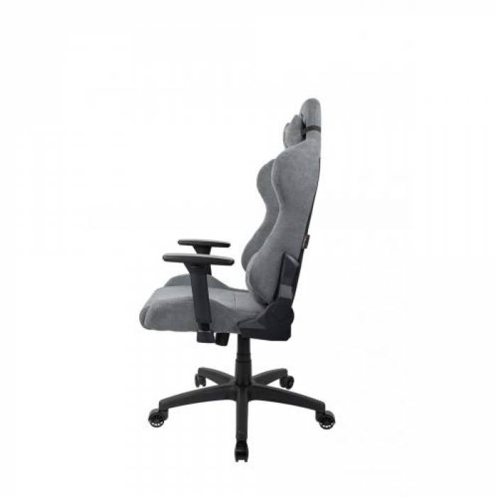 Scaun gaming Arozzi Torretta Soft Fabric, Ash