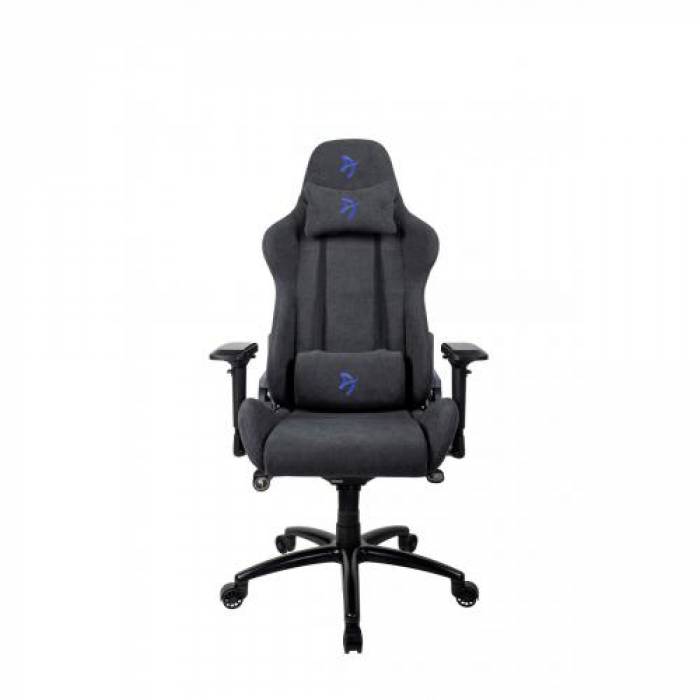 Scaun gaming Arozzi Verona Signature Soft Fabric, Black-Blue