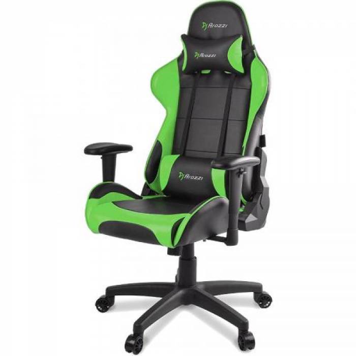 Scaun gaming Arozzi Verona V2, Black-Green