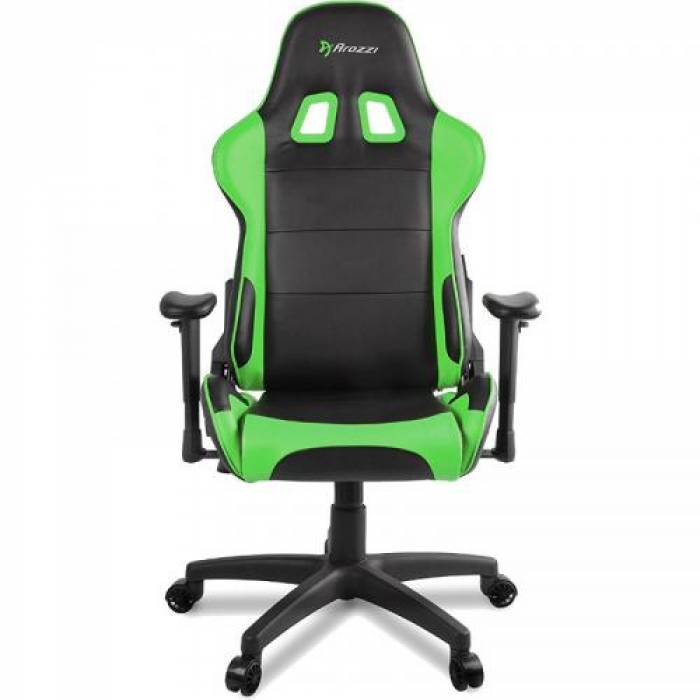 Scaun gaming Arozzi Verona V2, Black-Green