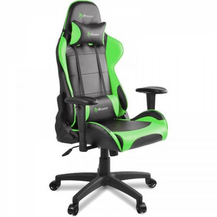 Scaun gaming Arozzi Verona V2, Black-Green