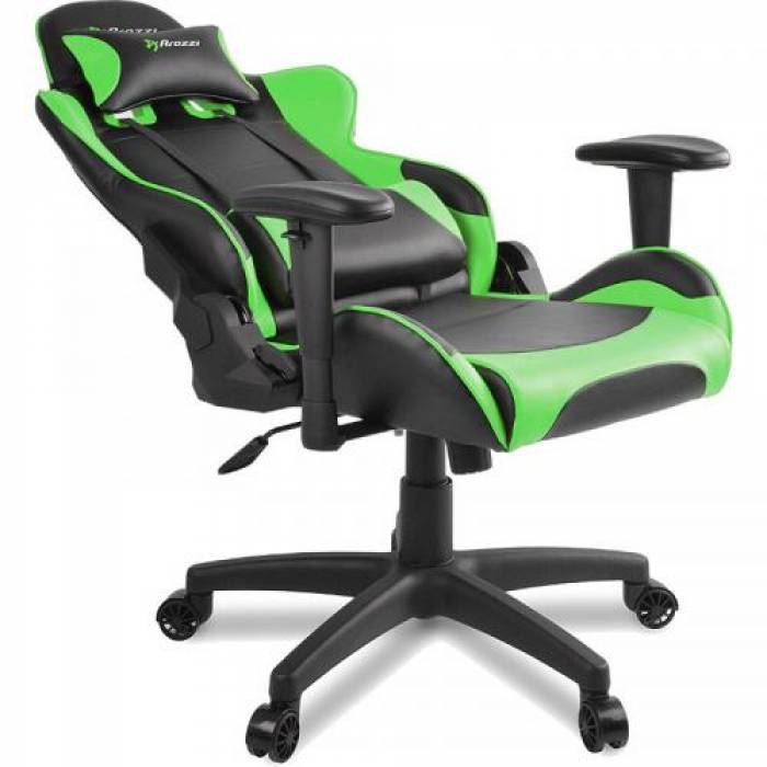 Scaun gaming Arozzi Verona V2, Black-Green