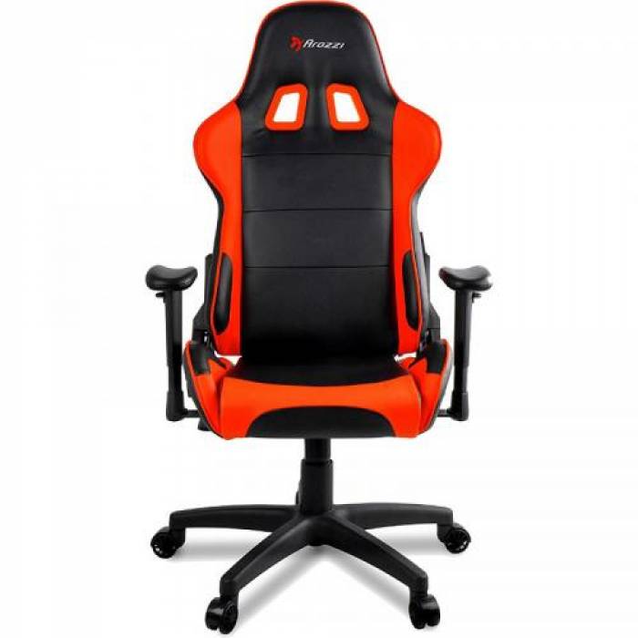 Scaun gaming Arozzi Verona V2, Black-Orange