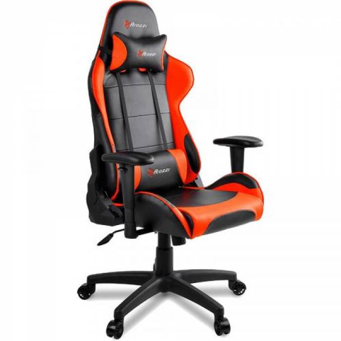 Scaun gaming Arozzi Verona V2, Black-Orange