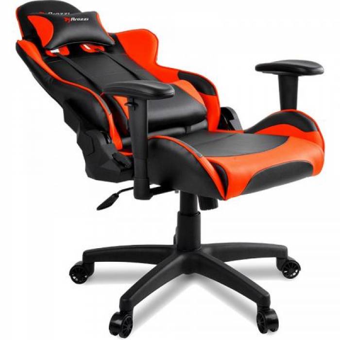 Scaun gaming Arozzi Verona V2, Black-Orange