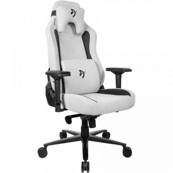 Scaun gaming Arrozi Vernazza Supersoft, Light Grey