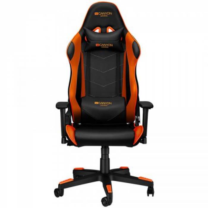 Scaun gaming Canyon Deimos, Black-Orange