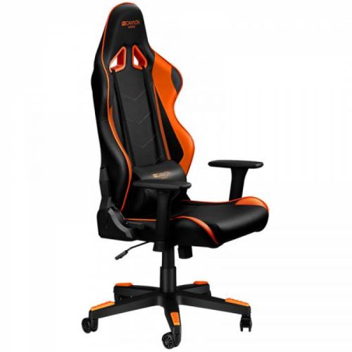 Scaun gaming Canyon Deimos, Black-Orange