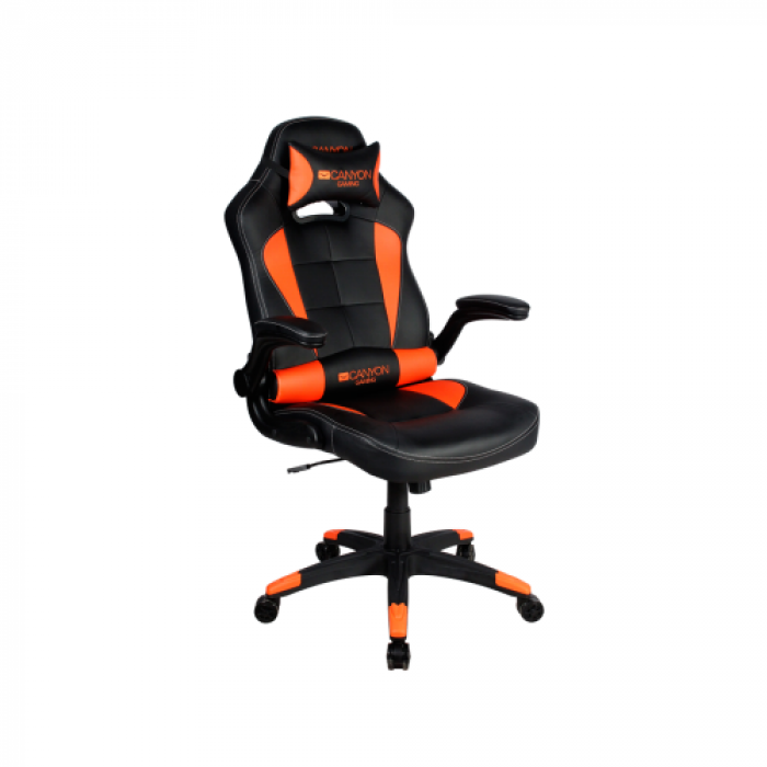 Scaun gaming Canyon Vigil, Black-Orange