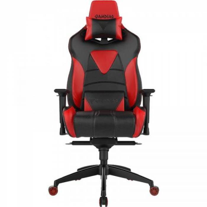 Scaun gaming Gamdias Achilles M1 L, RGB, Black-Red