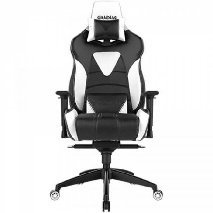 Scaun gaming Gamdias Achilles M1 L, RGB, Black-White