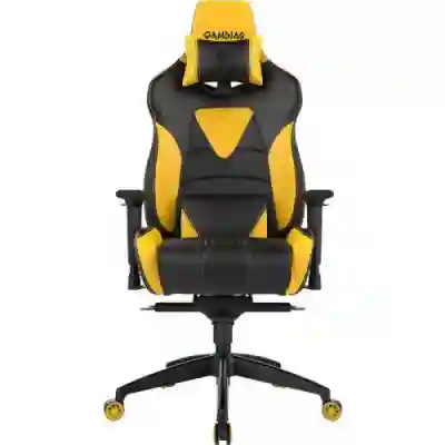 Scaun gaming Gamdias Achilles M1 L, RGB, Black-Yellow