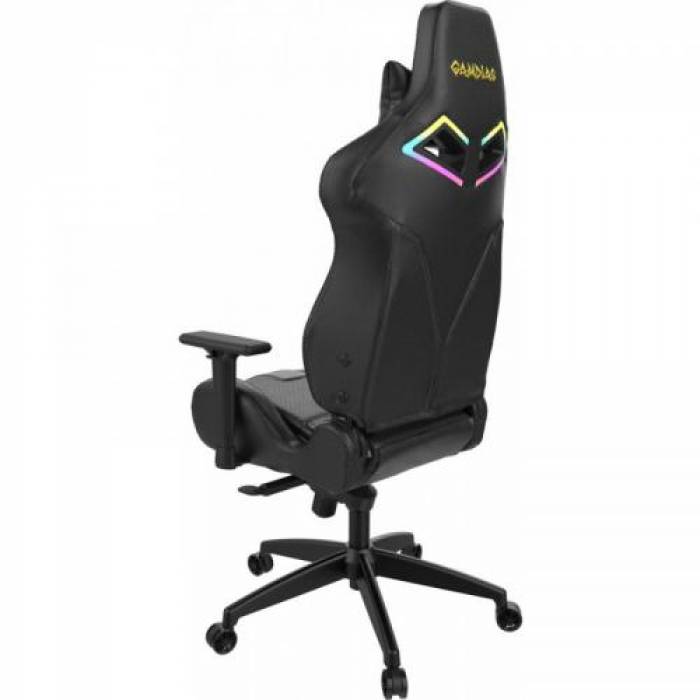 Scaun gaming Gamdias Achilles M1A L, RGB, Black