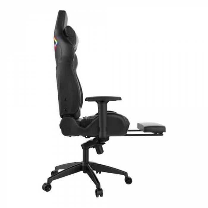 Scaun gaming Gamdias Achilles P1 L, RGB, Black