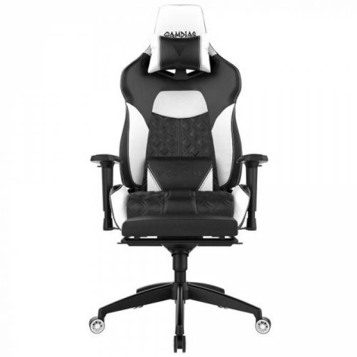 Scaun gaming Gamdias Achilles P1 L, RGB, Black-White