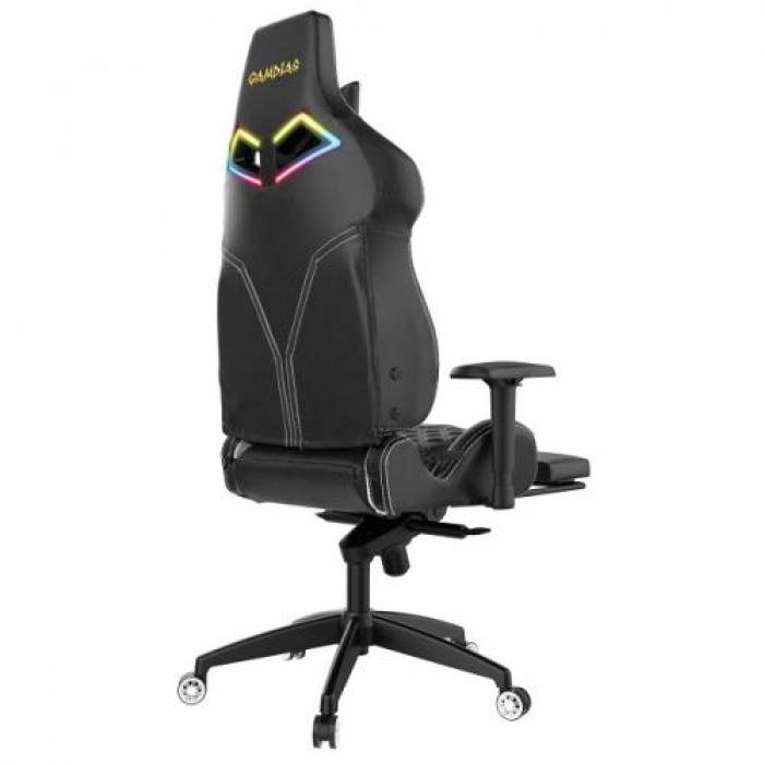 Scaun gaming Gamdias Achilles P1 L, RGB, Black-White