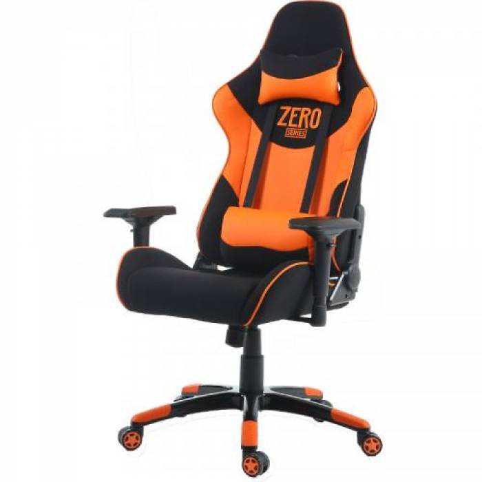 Scaun gaming Inaza Dreadnought ZERO Series, Black-Orange