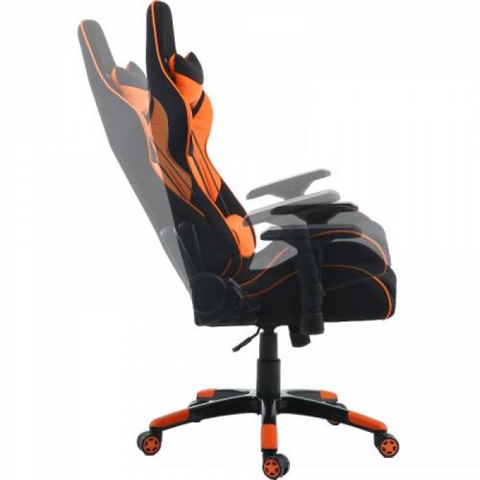 Scaun gaming Inaza Dreadnought ZERO Series, Black-Orange