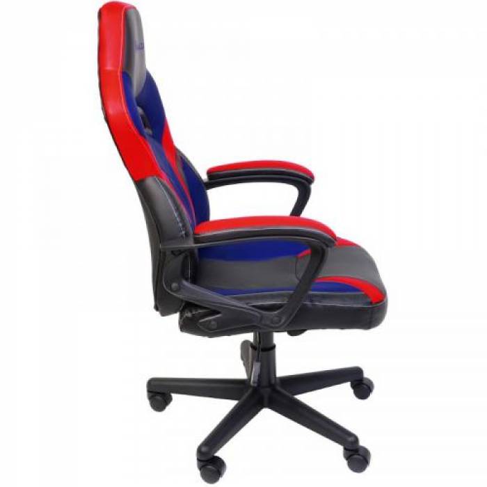 Scaun gaming Inaza Hero, Black-Blue-Red