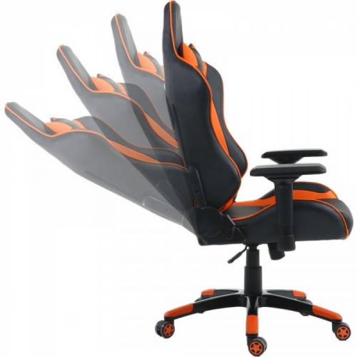 Scaun gaming Inaza Imperator MAX Series, Black-Orange