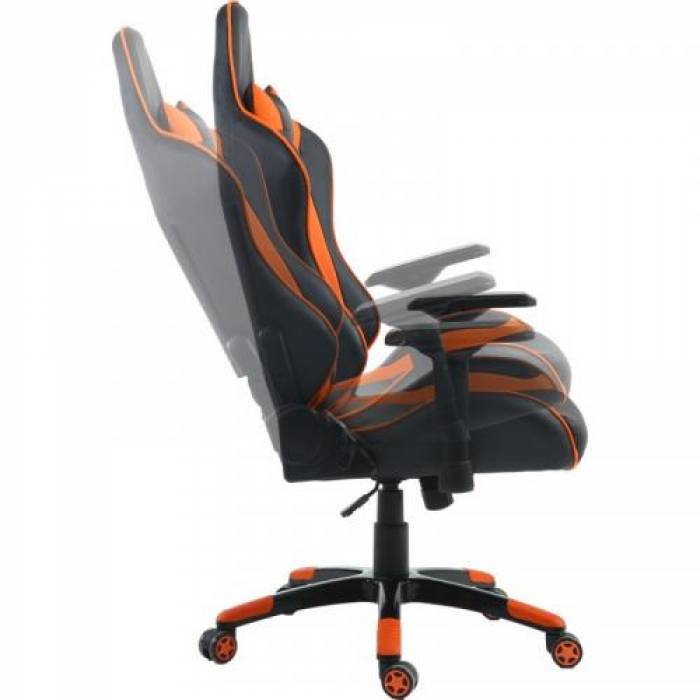 Scaun gaming Inaza Imperator MAX Series, Black-Orange