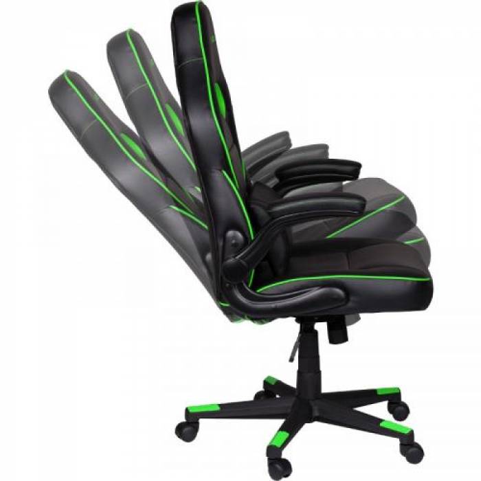 Scaun gaming Inaza Interceptor, Black-Green