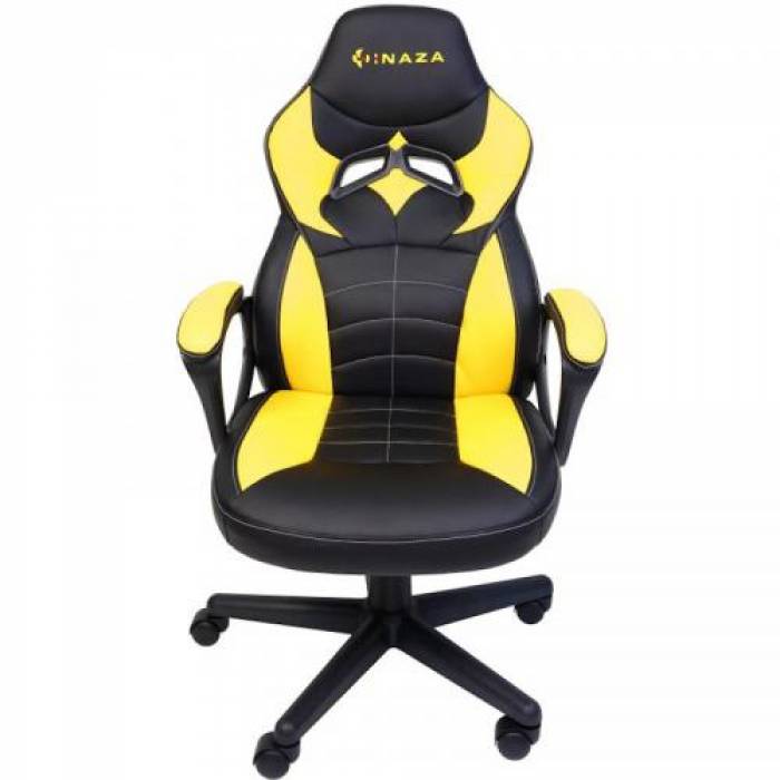 Scaun gaming Inaza Knight, Black-Yellow