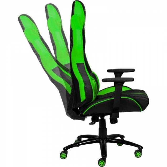 Scaun gaming Inaza Predator, Black-Green