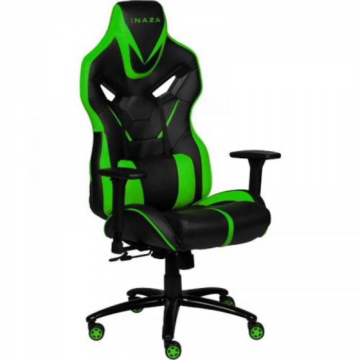 Scaun gaming Inaza Predator, Black-Green