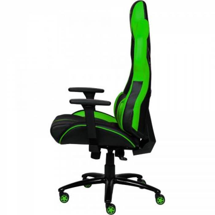 Scaun gaming Inaza Predator, Black-Green