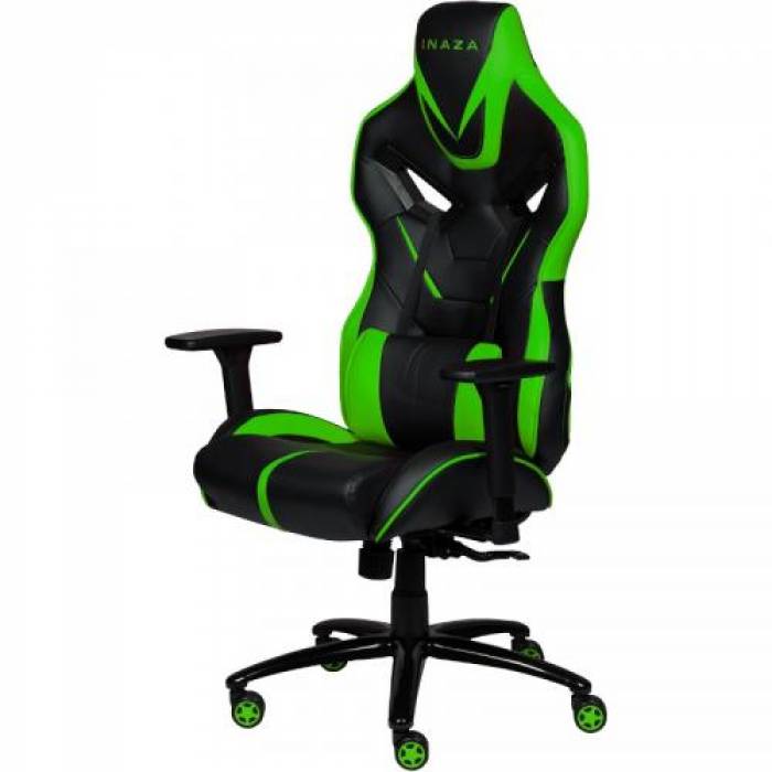 Scaun gaming Inaza Predator, Black-Green