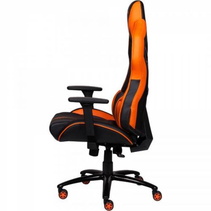 Scaun gaming Inaza Predator, Black-Orange