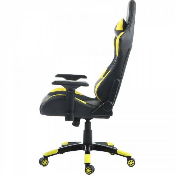 Scaun gaming Inaza Vespa, Black-Yellow