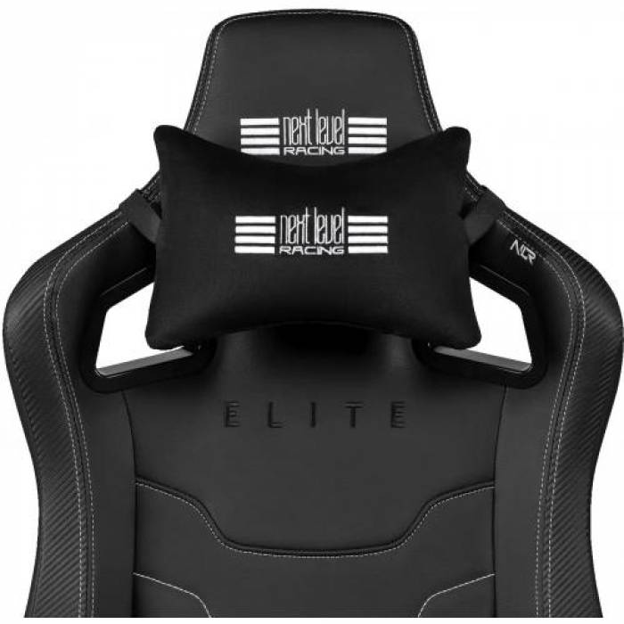 Scaun gaming Next Level Racing Elite Leather Edition, Black