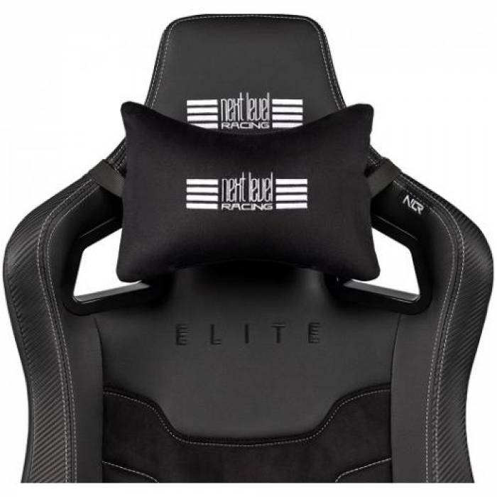 Scaun gaming Next Level Racing Elite Leather&Suede Edition, Black