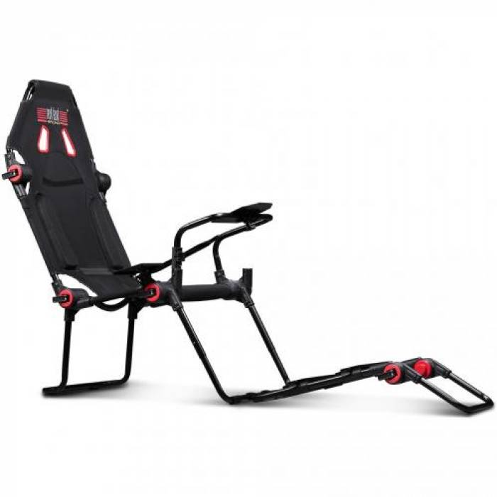 Scaun gaming Next Level Racing Simulator F-GT LITE Cockpit, Black-Red