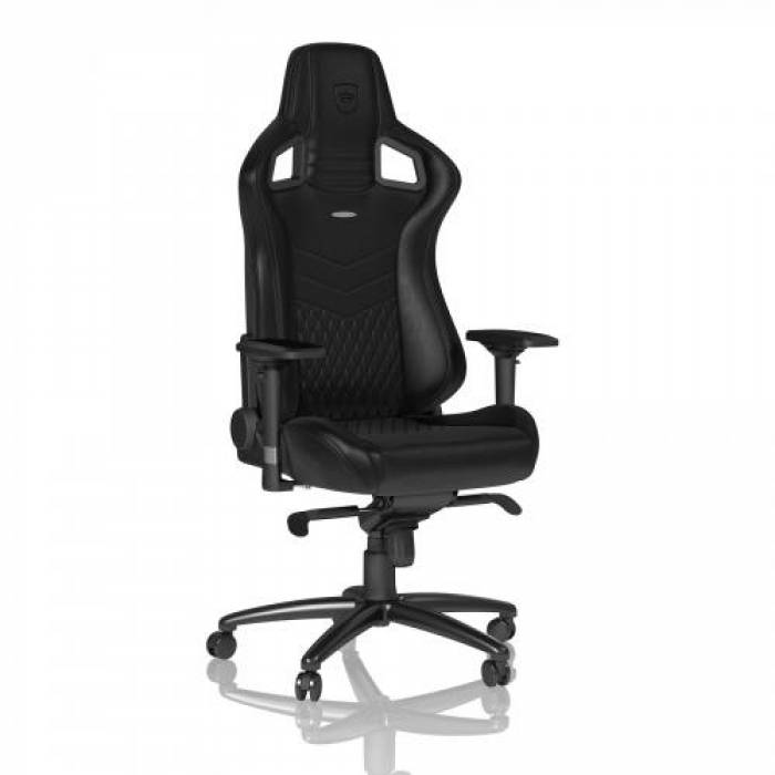 Scaun gaming Noblechairs Epic Real Leather, Black