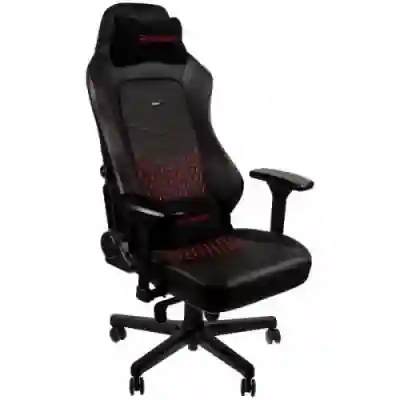 Scaun gaming Noblechairs Hero Real Leather, Black-Red