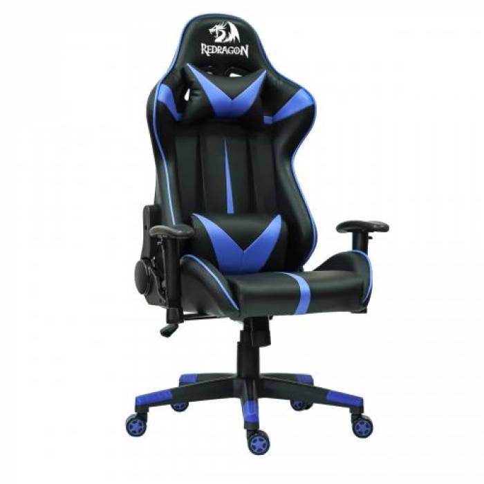 Scaun gaming Redragon Rampage, Black-Blue