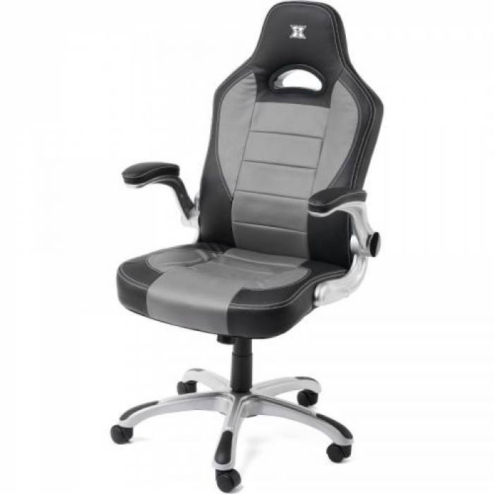 Scaun gaming Serioux Ares, Black-Grey