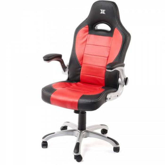 Scaun gaming Serioux Ares, Black-Red