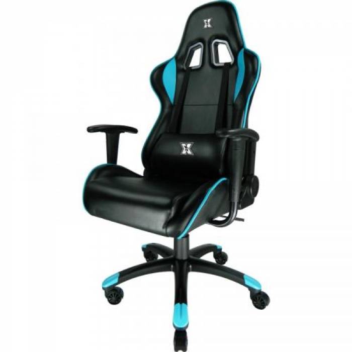 Scaun gaming Serioux Torin, Black-Blue