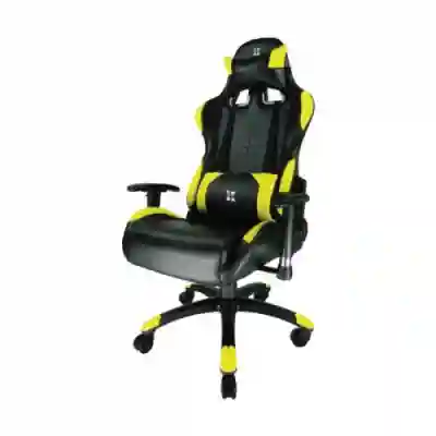 Scaun gaming Serioux Torin, Black-Yellow