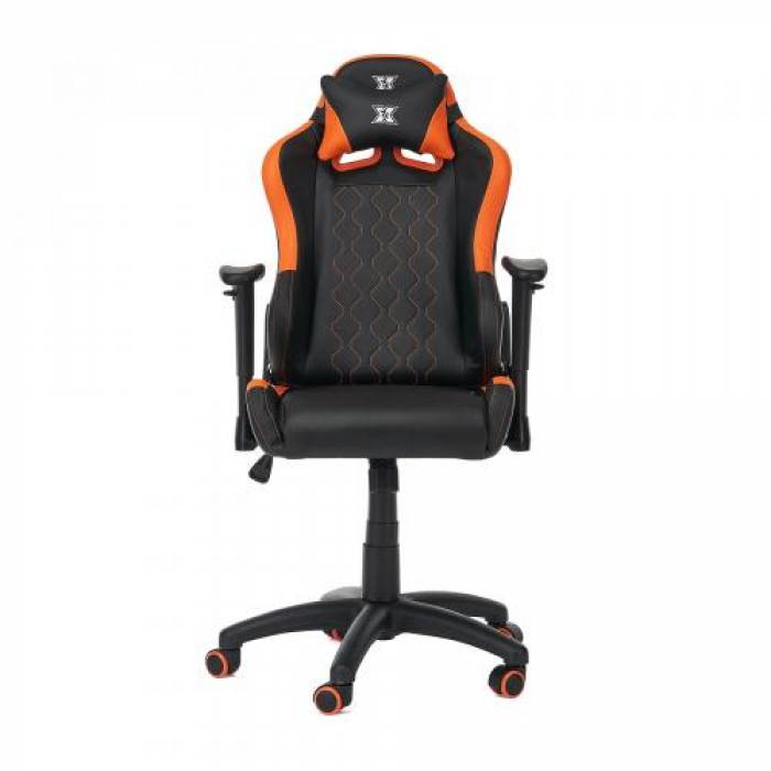 Scaun gaming Serioux Torin Kids, Black-Orange