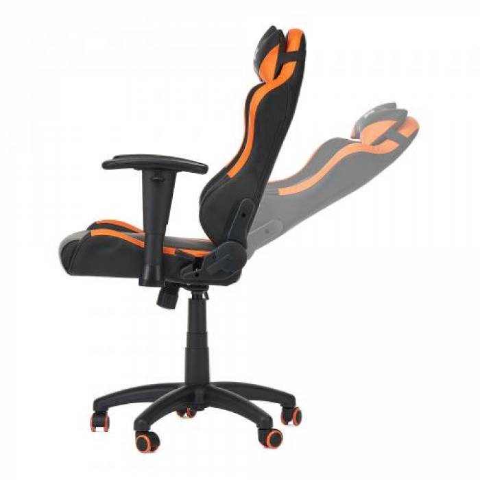 Scaun gaming Serioux Torin Kids, Black-Orange